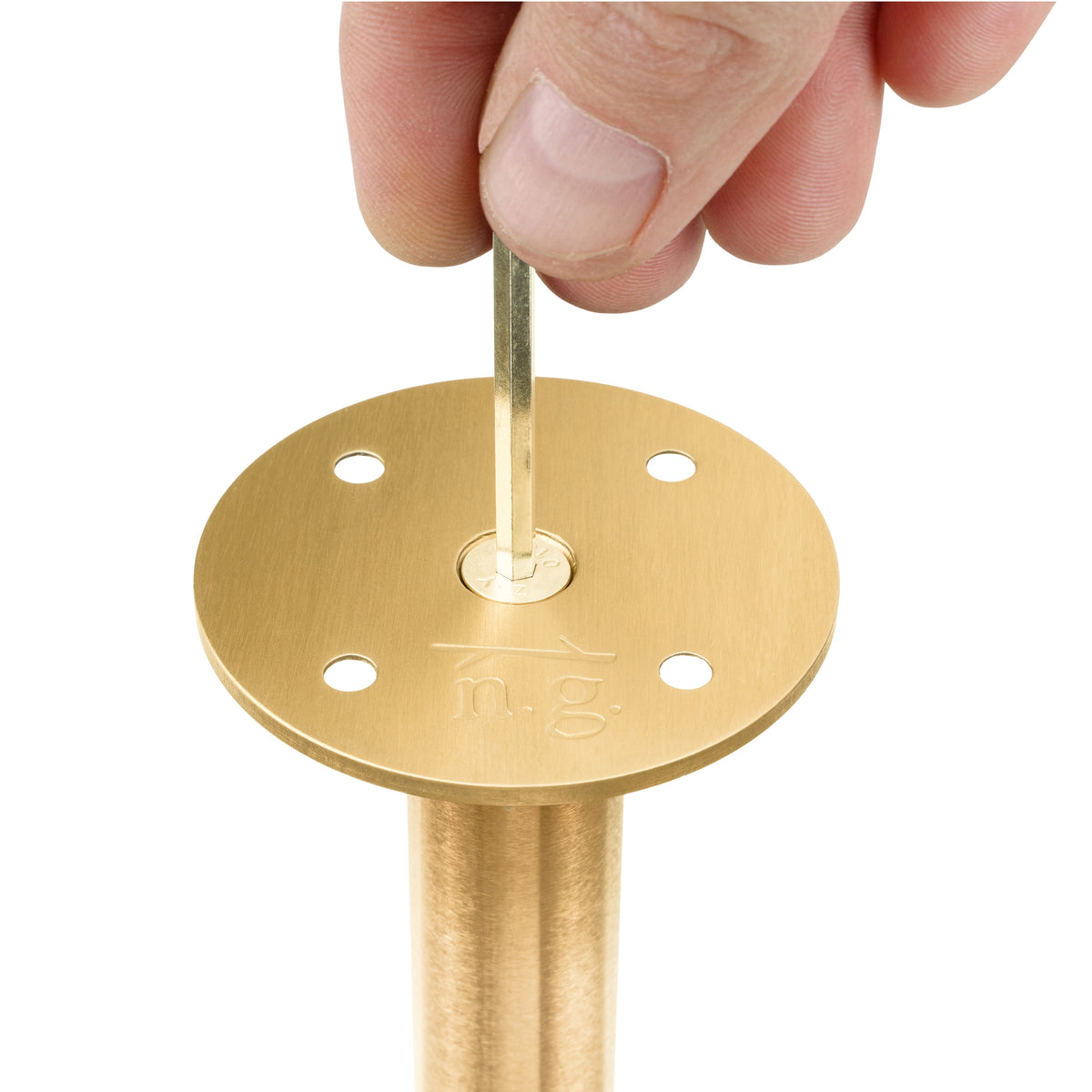 Kleiderstange RUND Wand