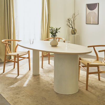 Tischsäule ROUND WAVY