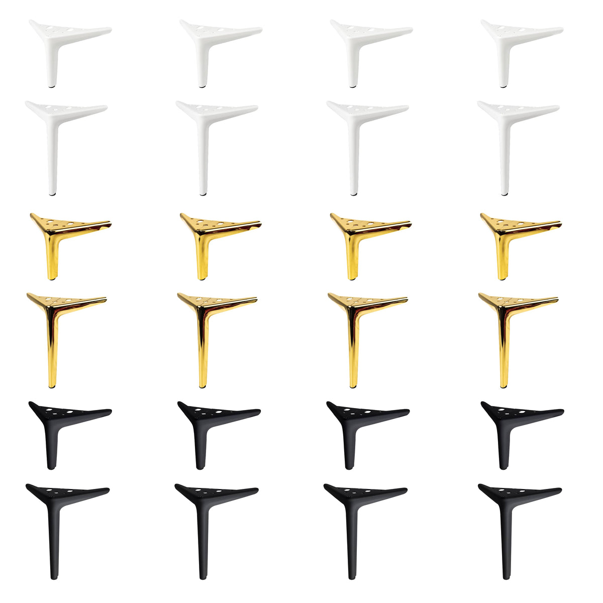 4er Set Möbelfüße TRIANGLE